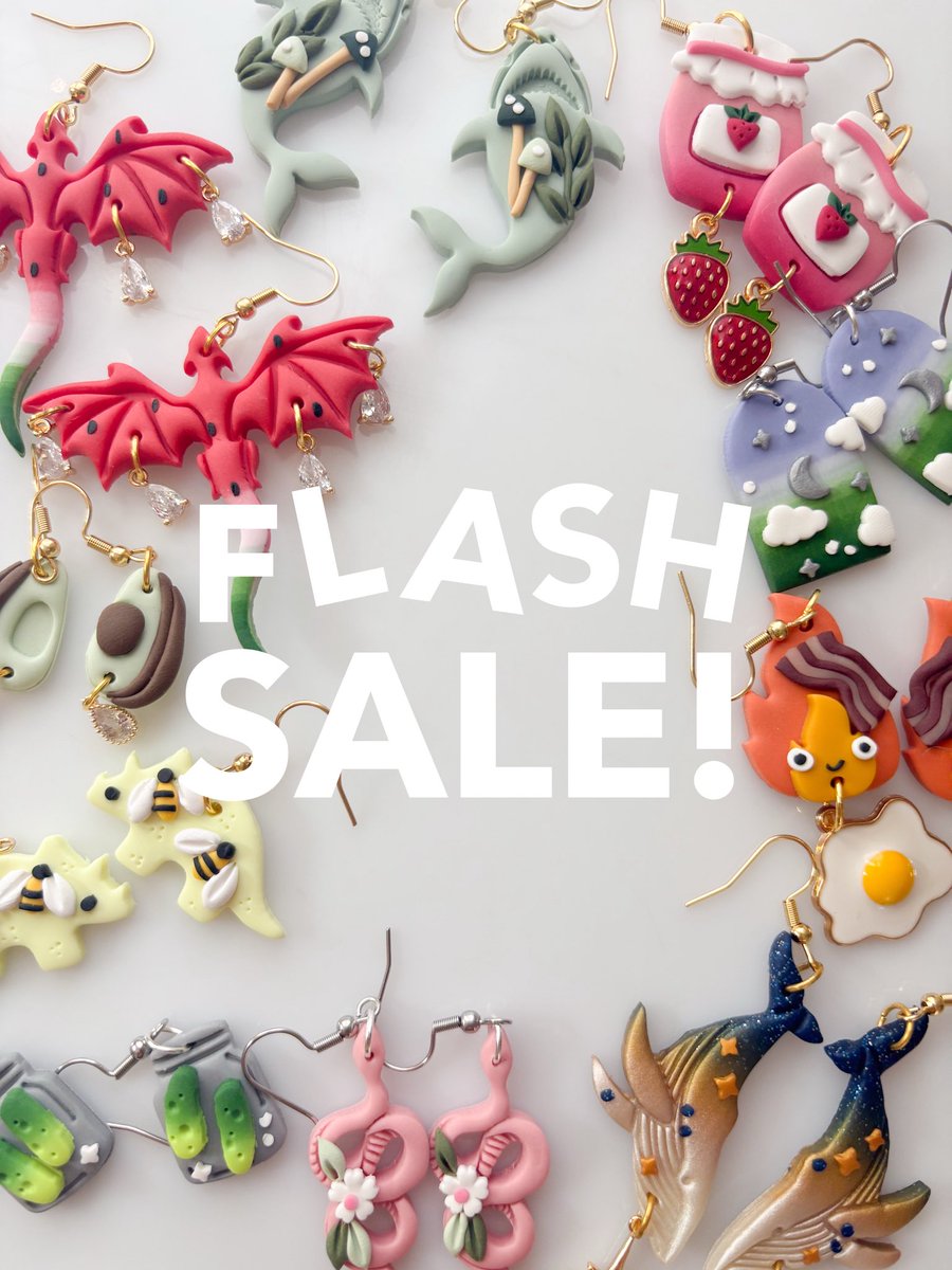 peripheralUS's tweet image. ‼️day 2/2 of the flash sale!!‼️
last day to get 40%! off your whole order automatically!!!🥹💕
THANK YOU EVERYBODY who’s helping me clear out my inventory im so GRATEFUL for every order and every person who even LOOKS at my earrings AAAHHH
peripheral.us