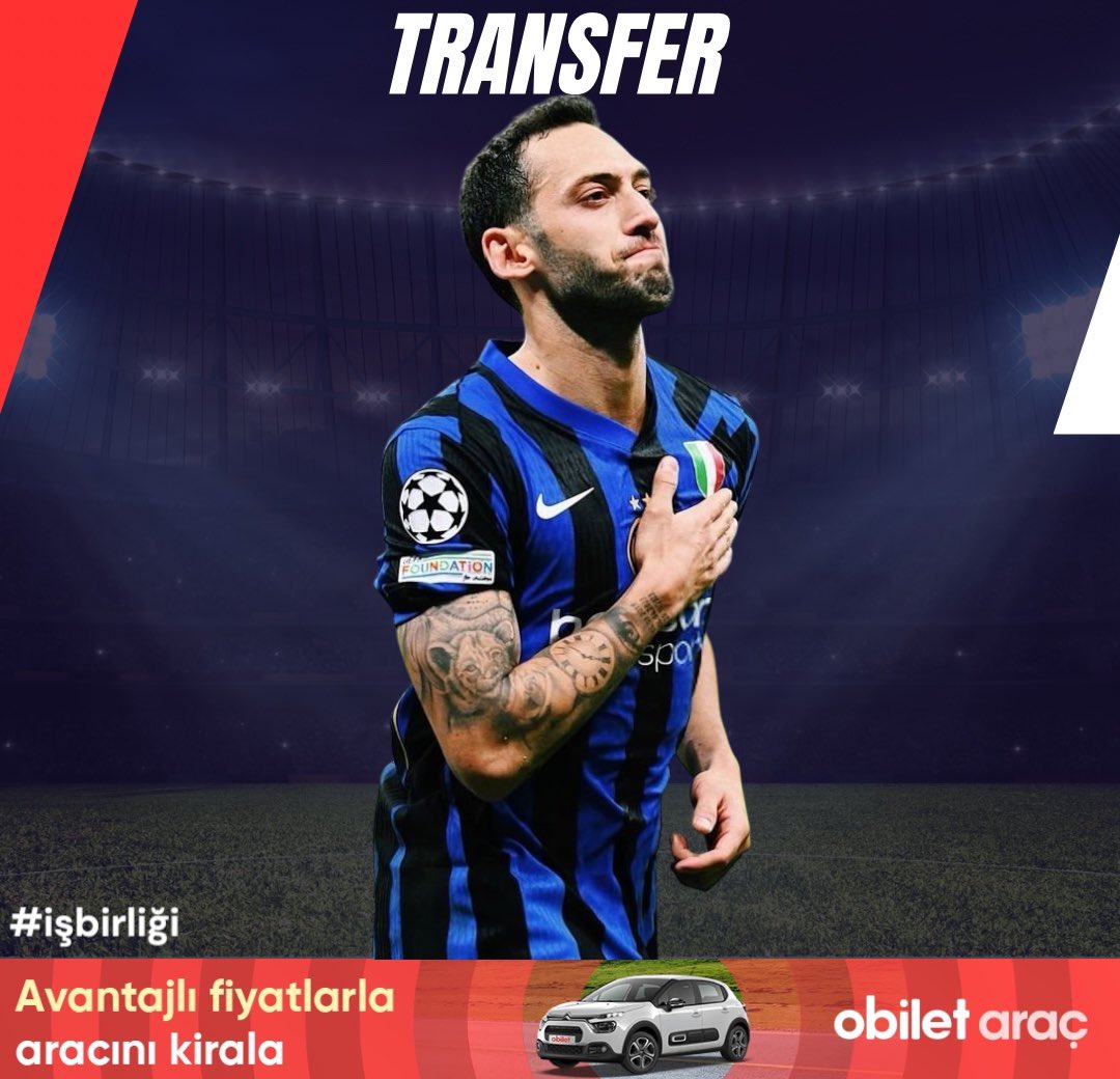 🔥 FLAŞ

🔴🟡 Galatasaray, Hakan Çalhanoğlu için Inter'e 30 M € teklif etti!
(🔗Ekol TV)

🧑🏻Yaş: 31                            🏟 610 Maç
🇹🇷Uyruk: Türkiye             ⚽ 132 Gol
🛡Mevki: Ortasaha         🎯 133 Asist
