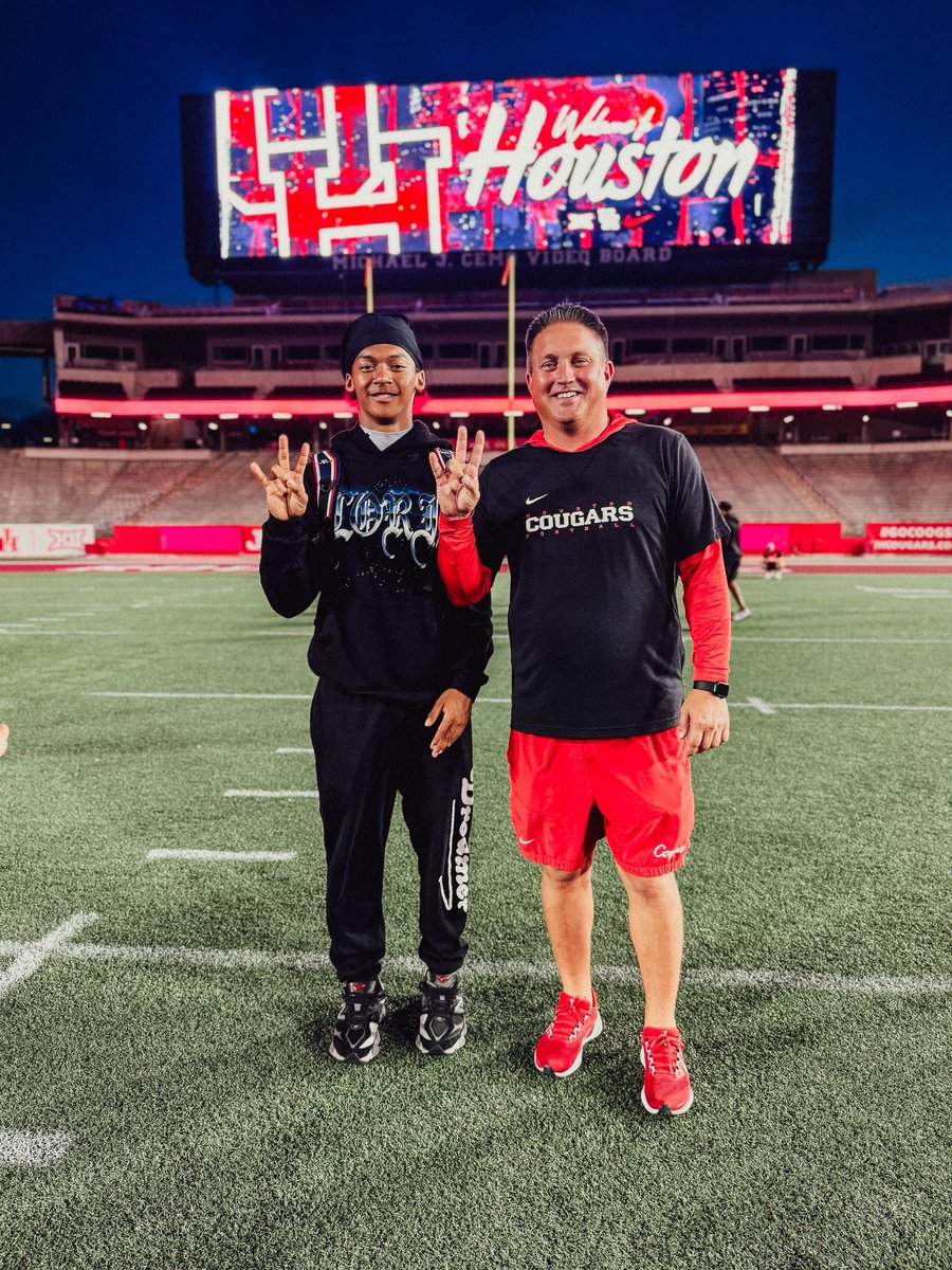 Tristan โSonicโ Shelton (@sonicshelton) on Twitter photo Houston was the first D1 to believe in me. I had to pull up to the camp to tap in with the coaches and run a few drills. Real ones for sure. Much respect. ๐๐พ <a href="/UHCougarFB/">Houston Football</a> <a href="/CoachWEFritz/">Coach Willie Fritz</a> <a href="/CoachShawnBell/">Shawn Bell</a> <a href="/CoachSherms/">Derrick Sherman</a> <a href="/wesley_fritz/">Wes Fritz</a> #GoCoogs
<a href="/DentonGuyer_FB/">Denton Guyer Football</a> <a href="/ReedHeim/">Coach Heim</a> <a href="/CoachJoseph979/">Blake Joseph</a> Houston was the first D1 to believe in me. I had to pull up to the camp to tap in with the coaches and run a few drills. Real ones for sure. Much respect. ๐๐พ <a href="/UHCougarFB/">Houston Football</a> <a href="/CoachWEFritz/">Coach Willie Fritz</a> <a href="/CoachShawnBell/">Shawn Bell</a> <a href="/CoachSherms/">Derrick Sherman</a> <a href="/wesley_fritz/">Wes Fritz</a> #GoCoogs
<a href="/DentonGuyer_FB/">Denton Guyer Football</a> <a href="/ReedHeim/">Coach Heim</a> <a href="/CoachJoseph979/">Blake Joseph</a>