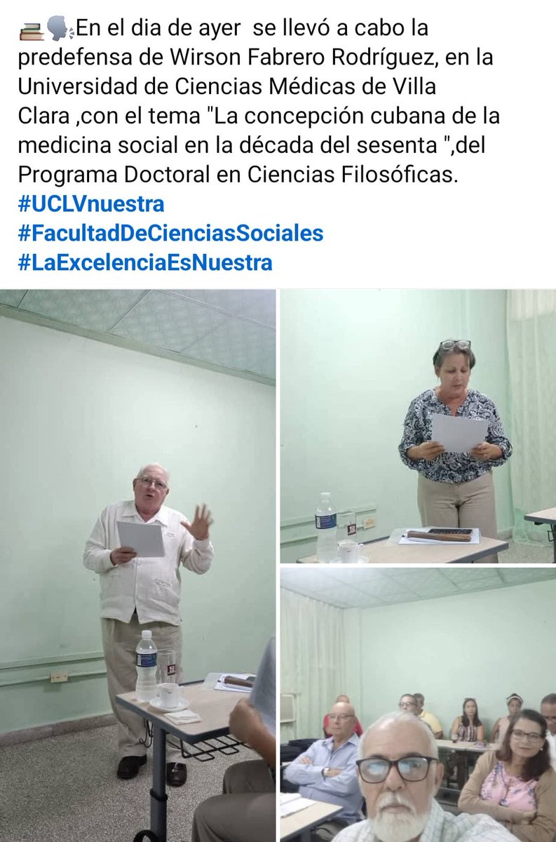 Facultad de Ciencias Sociales UCLV tweet media