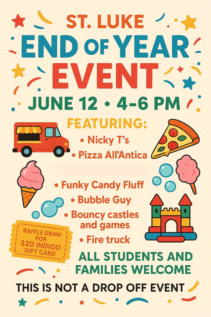 Today is the day!!

Come out for our End of Year party from 4-6 PM

Lots of food and entertainment for all to enjoy. 

See you there!! ☀️😎🫧🍕🍟🎵