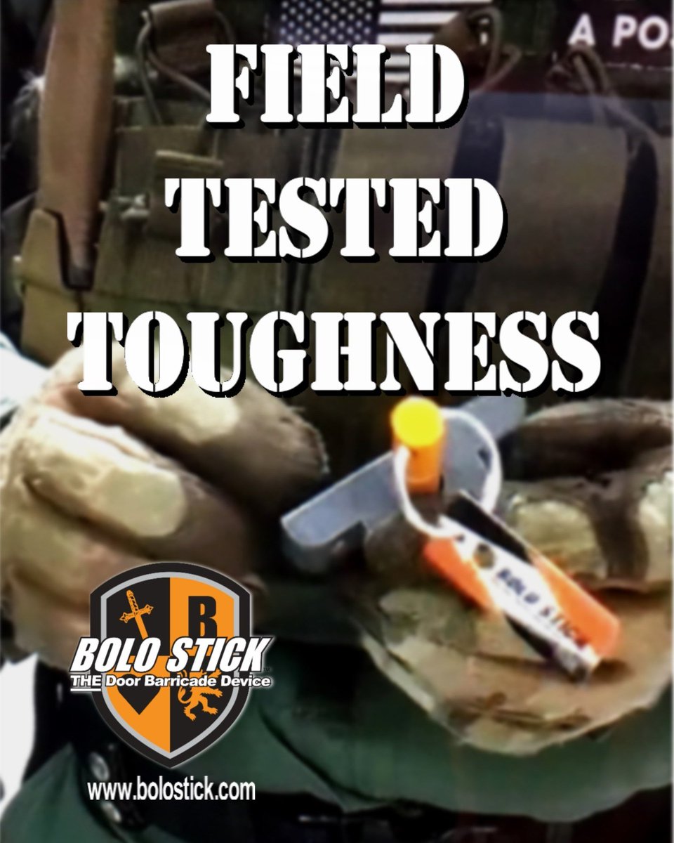 We put Bolo Stick door barricades in the hands of the professionals, and they put it to the test time after time.  One-step operation and solid steel components provide the safety to prevent unwanted entry.  Learn more at bolostick.com