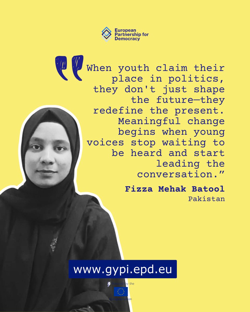 EU_ENoP's tweet image. 📊 How inclusive are democracies for young people?
This new index from EPD tracks youth participation in 141 countries across civic space, politics & more. A key tool for democracy, rights & development.
Dive into the data & search your country: gypi.epd.eu #GYPI