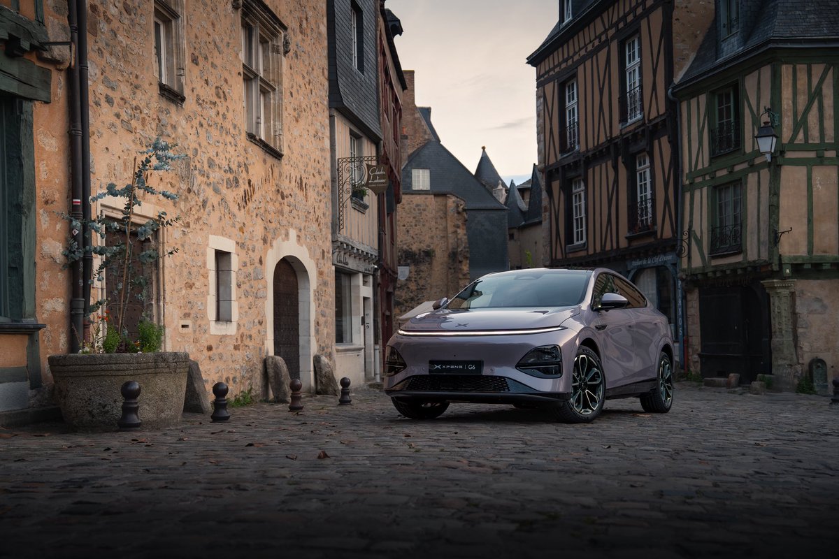 XPENG_Global's tweet image. Electric soul. Timeless heritage.
The New G6 makes its European debut - right in the heart of the city.
Come find us at the Le Mans Village. #XPENG #G6 #LeMans2025 #NewG6andG9ComingforEU $XPEV