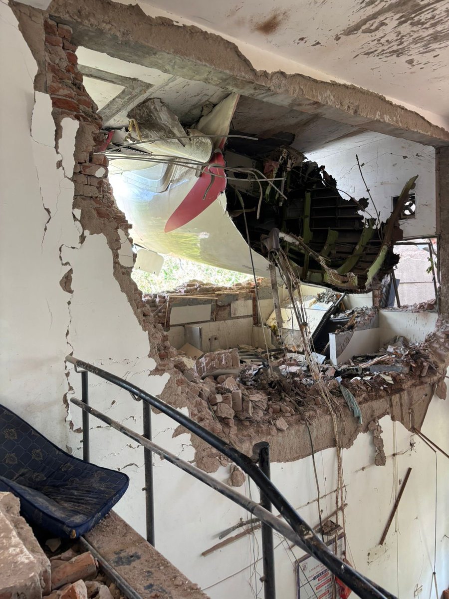 Some families waited at the airport, hoping for a safe landing.
Some doctors and MBBS students were mid-lunch in their hostel, waiting for the next emergency call.
The plane never landed.
The emergency never came.
The wait never ended.
And the lunch was never resumed.

Om shanti