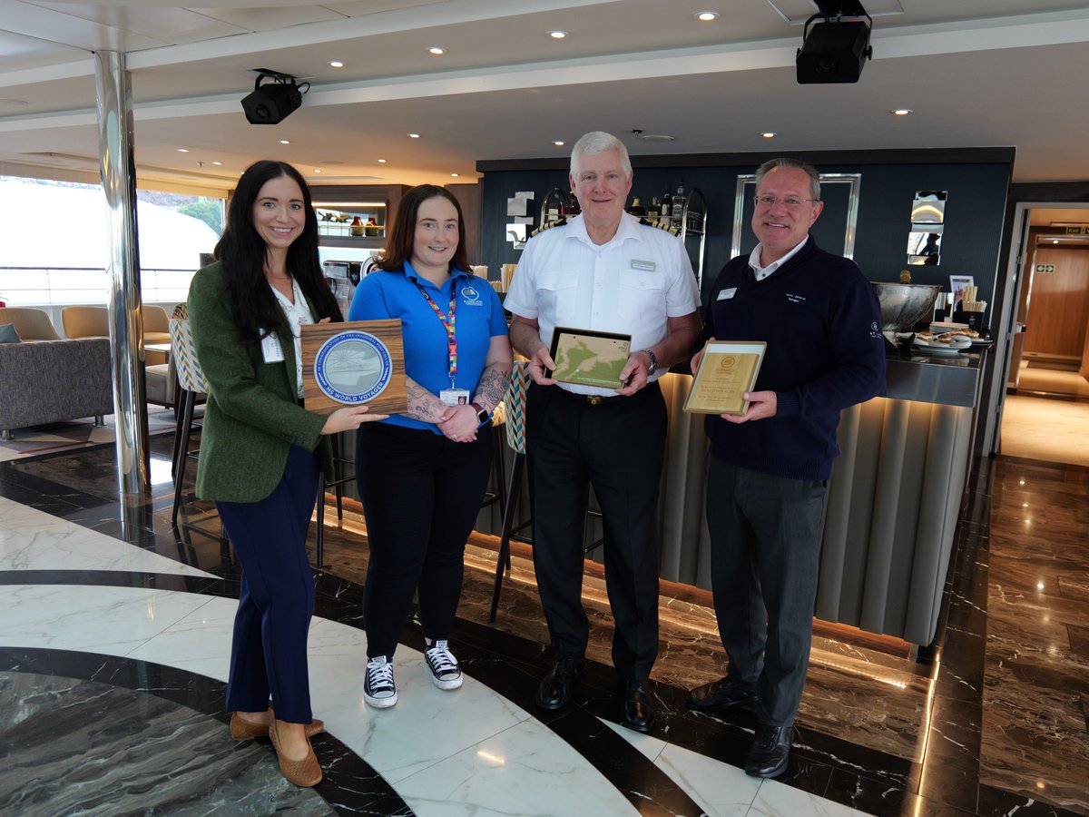 Foyle Port (@foyleport) on Twitter photo We were delighted to be welcomed onboard World Voyager today to celebrate her maiden call to <a href="/FoylePort/">Foyle Port</a>! π
Huge thanks to Captain Jeremy Kingston and Hotel Manager Thomas Leitner for the warm welcome.
We look forward to welcoming this vessel back once again this coming Sept! We were delighted to be welcomed onboard World Voyager today to celebrate her maiden call to <a href="/FoylePort/">Foyle Port</a>! π
Huge thanks to Captain Jeremy Kingston and Hotel Manager Thomas Leitner for the warm welcome.
We look forward to welcoming this vessel back once again this coming Sept!