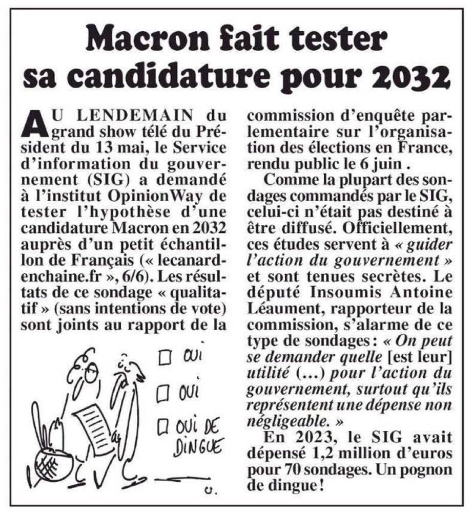 Ekhouvannaai's tweet image. #Macron pour 2032 : si après ça, on me dit que Macron n&apos;est pas totalement #déconnecté de la #réalité, #mytho et #mégalo, atteint du trouble de la personnalité #narcissique, ne réalisant pas la détestation profonde et même la haine qu&apos;il suscite dans le pays, alors j&apos;abdique !
