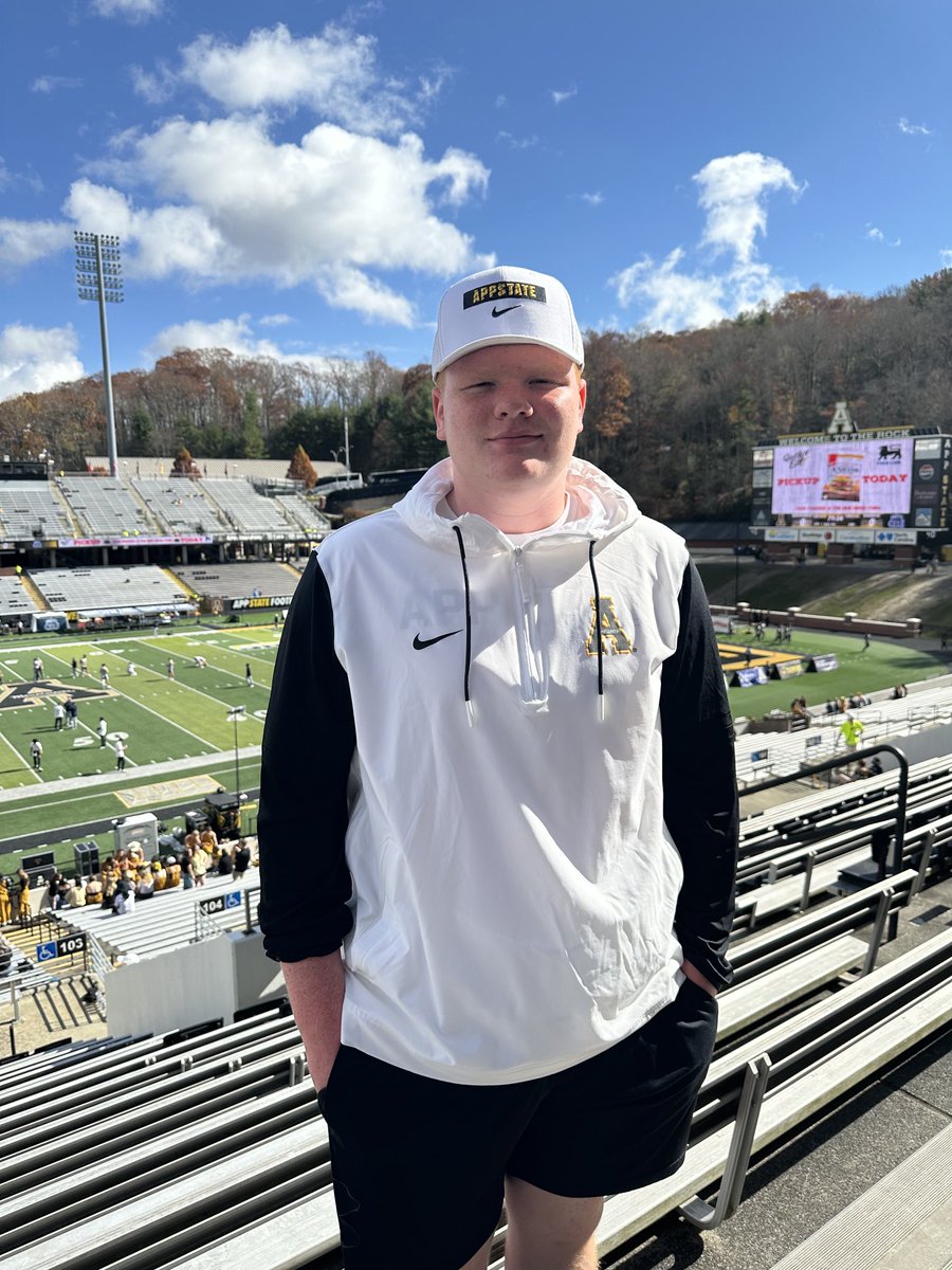 Hunter Wingler (@hunterwingler1) on Twitter photo Since 1st grade playing <a href="/AppState_FB/">App State Football</a> I knew it was a special place. 25 mins from 🏠. Game days are awesome! Looking forward to attending my 2nd prospect camp there this Sat. <a href="/Dowell_Loggains/">Dowell Loggains</a> <a href="/coachmogridge/">Allen Mogridge</a> <a href="/PlayBookAthlete/">PLAYBOOK ATHLETE</a> Since 1st grade playing <a href="/AppState_FB/">App State Football</a> I knew it was a special place. 25 mins from 🏠. Game days are awesome! Looking forward to attending my 2nd prospect camp there this Sat. <a href="/Dowell_Loggains/">Dowell Loggains</a> <a href="/coachmogridge/">Allen Mogridge</a> <a href="/PlayBookAthlete/">PLAYBOOK ATHLETE</a>