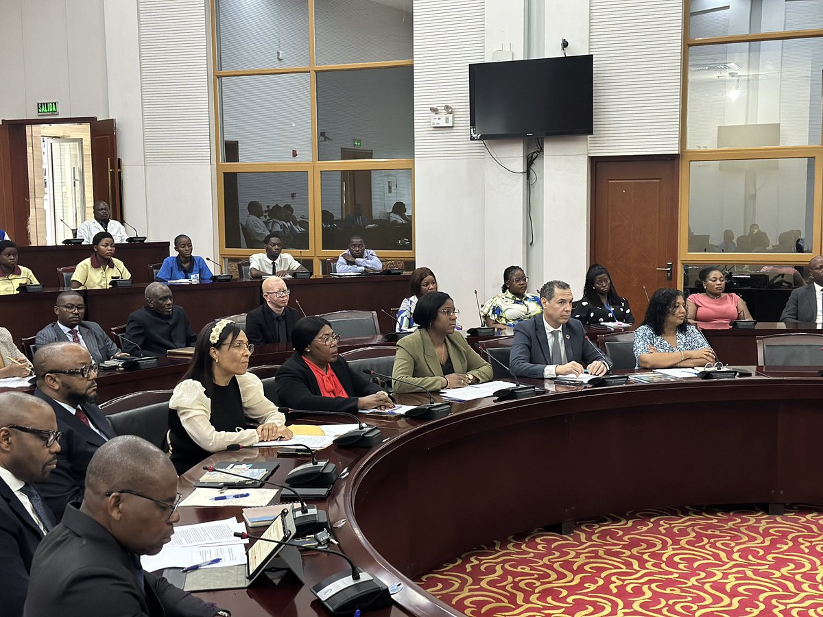 🔵 Hoy realizamos una mesa redonda con miembros del Gobierno y altos funcionarios 🇬🇶 para reflexionar sobre los avances del país desde 2010 en la garantía de los derechos de la infancia.

Actividad enmarcada en el #DíaDelNiñoAfricano.