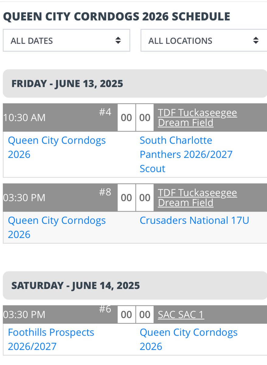 RyanBrakstad's tweet image. Here's my schedule for the PS North Carolina Open this weekend. Ready to compete! #rolldogs @uncommittedBBs