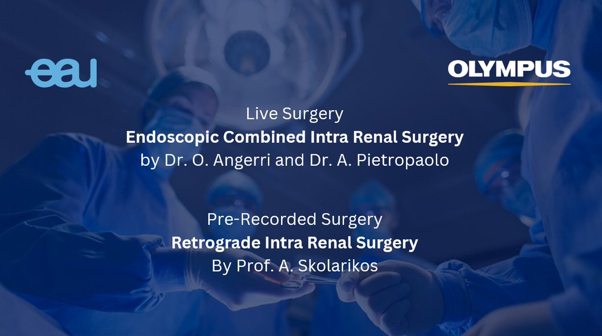 Olympus Urology Europe (@olympusurology) on Twitter photo 📍Next stop: Petras!
Join us at the ESU Masterclass on #Urolithiasis – June 13–14
Experience live Endoscopic Combined Intra Renal Surgery by Dr. <a href="/oangerri/">Oriol Angerri</a> & Dr. <a href="/ameliapietr1/">Amelia Pietropaolo</a> , and a pre-recorded Retrograde Intra Renal Surgery by Prof. <a href="/SkolarikosAndre/">Andreas Skolarikos</a> .
2 days of expert 📍Next stop: Petras!
Join us at the ESU Masterclass on #Urolithiasis – June 13–14
Experience live Endoscopic Combined Intra Renal Surgery by Dr. <a href="/oangerri/">Oriol Angerri</a> & Dr. <a href="/ameliapietr1/">Amelia Pietropaolo</a> , and a pre-recorded Retrograde Intra Renal Surgery by Prof. <a href="/SkolarikosAndre/">Andreas Skolarikos</a> .
2 days of expert