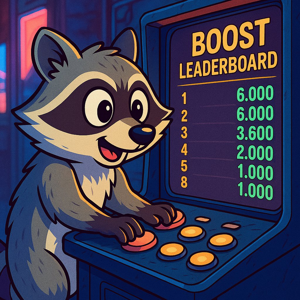 🎮💥 Ready to climb the leaderboard? 💥🎮
Boost your way to the top, Junkers! 🦝📈
Every boost pushes you higher on the $JNK Boost Leaderboard — and trust us, the view (and the rewards) are better at the top. 👑

🚀 Hoard more. Boost more. Win more.
You already know the drill.