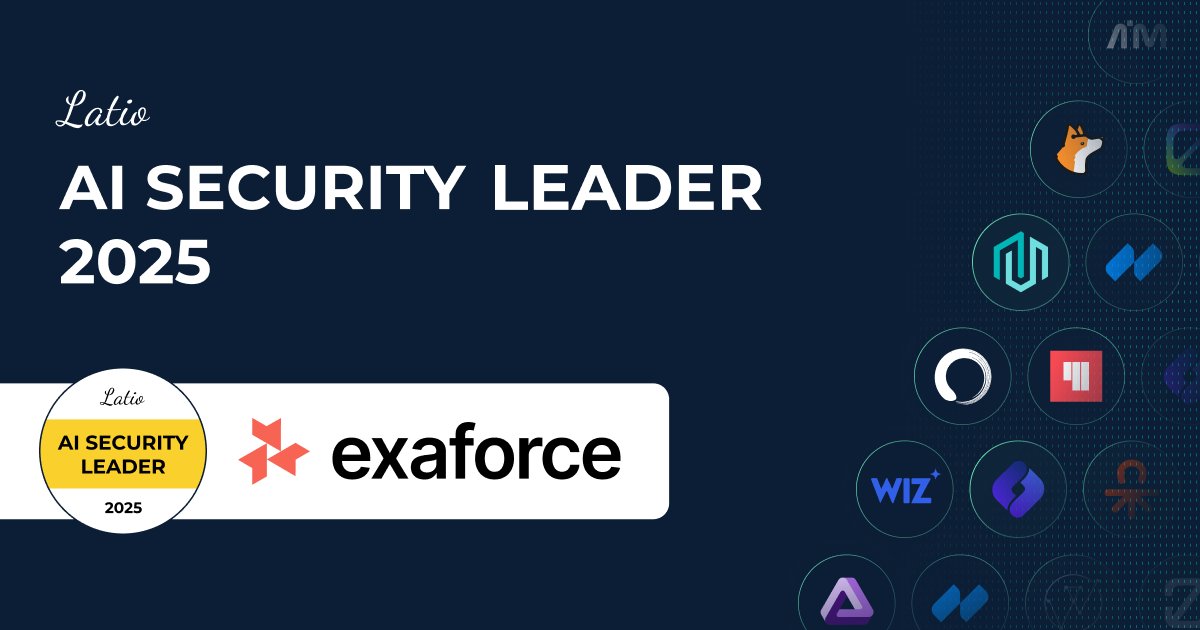 We're thrilled to be named the leader in AI for Security by <a href="/latiotech/">latio</a>  in their latest AI Security Market Report 2025!  Get the full report here - exaforce.com/resources/lati…
