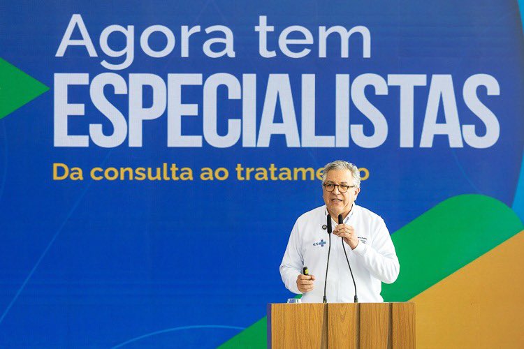 Benedita da Silva (@dasilvabenedita) on Twitter photo A notícia é boa: o Min da Saúde lançou o programa AGORA TEM ESPECIALISTAS (contratação de profissionais de saúde p/ atuar nas filas de espera por consultas, exames e diagnósticos. Ou seja: quem precisar de um profissional ou exame, vai esperar menos. Parabéns, <a href="/padilhando/">Alexandre Padilha</a> A notícia é boa: o Min da Saúde lançou o programa AGORA TEM ESPECIALISTAS (contratação de profissionais de saúde p/ atuar nas filas de espera por consultas, exames e diagnósticos. Ou seja: quem precisar de um profissional ou exame, vai esperar menos. Parabéns, <a href="/padilhando/">Alexandre Padilha</a>