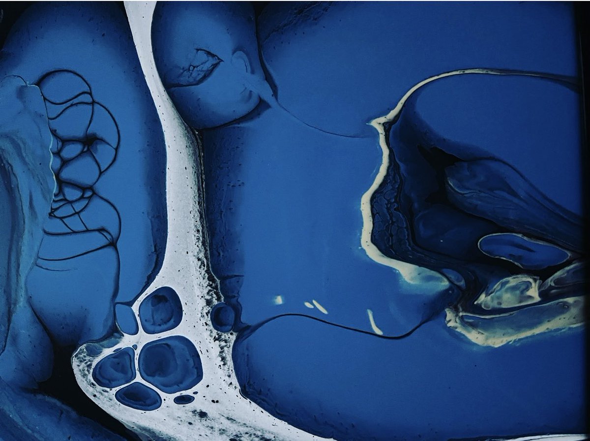 Something flows into us from the blue sky.  #acrylic #acylicpainting #art #artwork #artist #painting #Thursday #paintings #blue #inspiration #coffee #zen #gallery #painter #sea #sky #inspire #motivation #abstractart #abstractionist #arts #calm #clouds paints #studio #spirituality