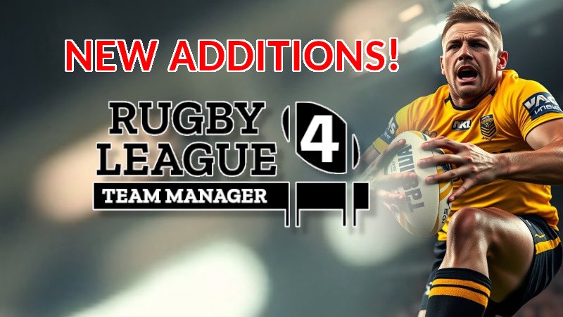 Major update now out for Rugby League Team Manager 4 based on user feedback.
More direct main menu options to take you where you want to go quickly 
A Darker UI mode Plus much much more
Check out the game now on #Steam  #RugbyLeague  #rugbyleague #NRL #superleague #COYF #HullKR