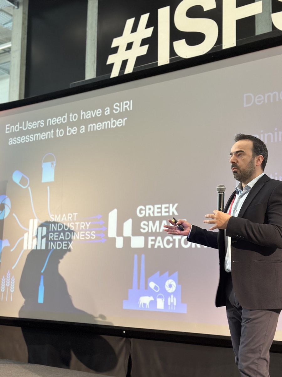 Twin4Twin EU Project (@twin4twineu) on Twitter photo ๐ต ๐๐ถ๐๐ฒ ๐ณ๐ฟ๐ผ๐บ #ISFS25!
Dr. <a href="/NKyriakoulis/">Nikos Kyriakoulis</a> , Co- Founder and Managing Partner of <a href="/CORE_Innov_Cen/">CORE Innovation Centre</a>  took the stage during the โPitching session by Smart Factory hubsโ, to present the ๐๐ฟ๐ฒ๐ฒ๐ธ ๐ฆ๐บ๐ฎ๐ฟ๐ ๐๐ฎ๐ฐ๐๐ผ๐ฟ๐ ๐ฌ๐ท๐ญโ a collaborative #platform that brings together ๐ต ๐๐ถ๐๐ฒ ๐ณ๐ฟ๐ผ๐บ #ISFS25!
Dr. <a href="/NKyriakoulis/">Nikos Kyriakoulis</a> , Co- Founder and Managing Partner of <a href="/CORE_Innov_Cen/">CORE Innovation Centre</a>  took the stage during the โPitching session by Smart Factory hubsโ, to present the ๐๐ฟ๐ฒ๐ฒ๐ธ ๐ฆ๐บ๐ฎ๐ฟ๐ ๐๐ฎ๐ฐ๐๐ผ๐ฟ๐ ๐ฌ๐ท๐ญโ a collaborative #platform that brings together