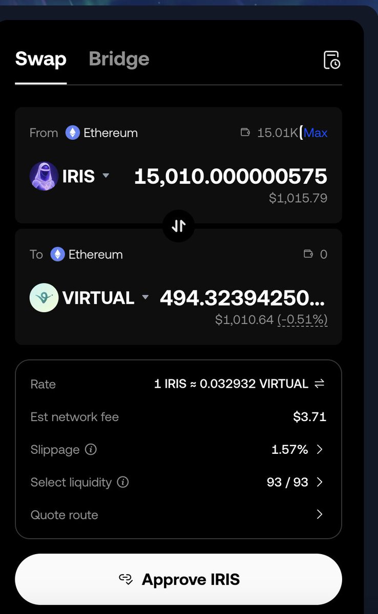 Ben hiç bir zaman şansa inanmadım ve işimi şansa bırakmadım ama dün atdığım sadece bir cümle bugün bana 15k $IRIS kazandırdı. Adam satışdan sonra bana dm-den yazarak ödüllüri gönderdi. Toplam değeri şuan 1000 dolardan fazla. 5 yıldan fazladır kriptodayım ve en çok inandığım emek
