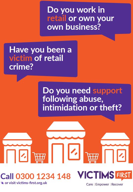 VictimsFirstTV's tweet image. People who work in retail or have small businesses are being abused by shoplifters and people who engage in antisocial behaviour in shops. If you need support contact us or ask your employer if they are part of schemes to tackle retail crime
