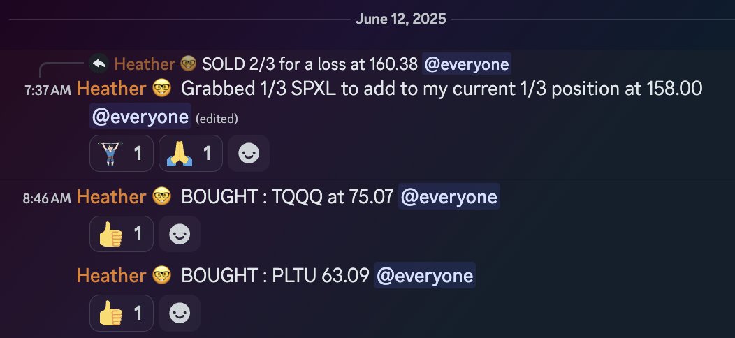 GivingTrading's tweet image. Follow my trades for free! Give me a shout out or repost if you like it!  #SPXL #PLTU  #TQQQ
