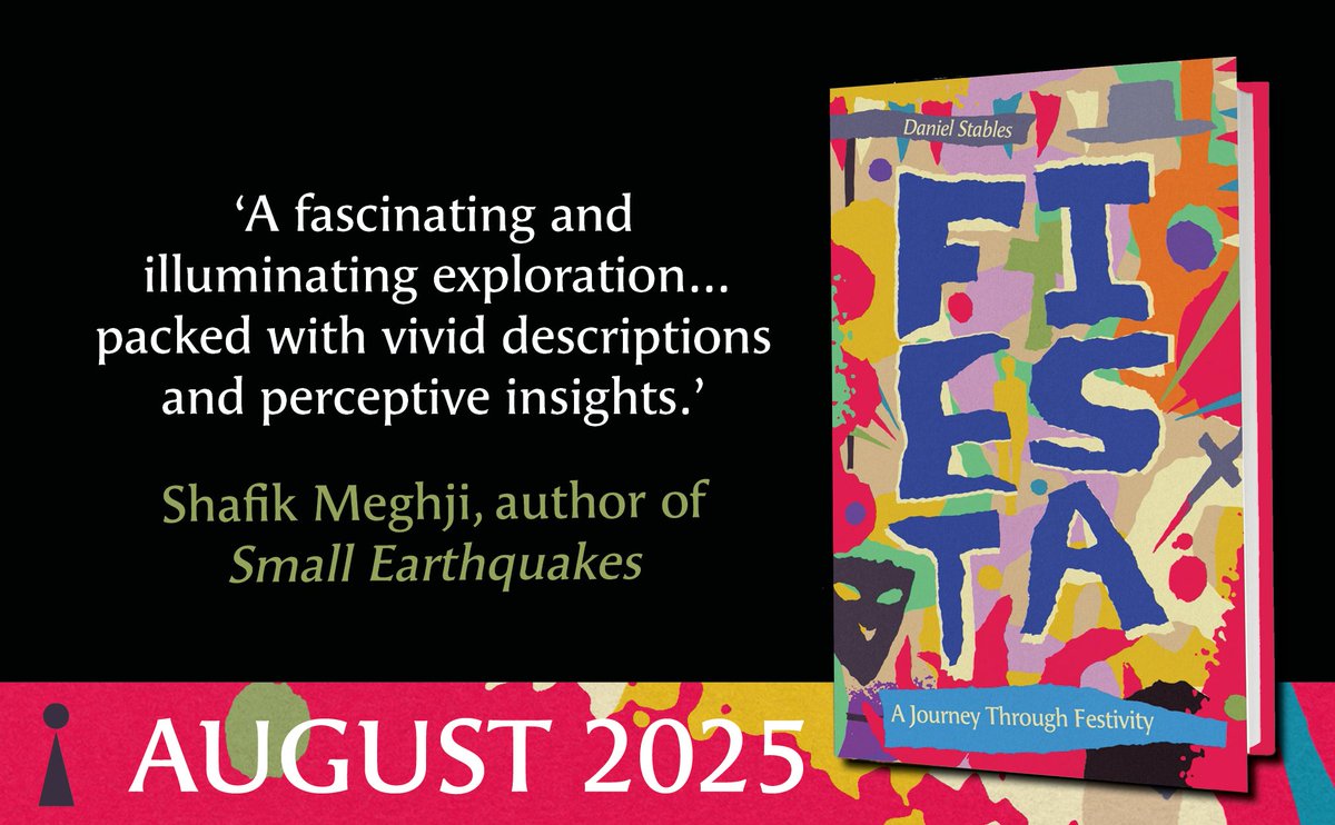 Icon Books (@iconbooks) on Twitter photo Consisting of many late nights, a few groggy mornings and countless moments of both wonder and fear. Fiesta: A Journey Through Festivity by Daniel Stables (<a href="/DanStables/">Daniel Stables</a>) is out on the 14th of August 2025.
Pre-order now: bit.ly/404DY3V Consisting of many late nights, a few groggy mornings and countless moments of both wonder and fear. Fiesta: A Journey Through Festivity by Daniel Stables (<a href="/DanStables/">Daniel Stables</a>) is out on the 14th of August 2025.
Pre-order now: bit.ly/404DY3V