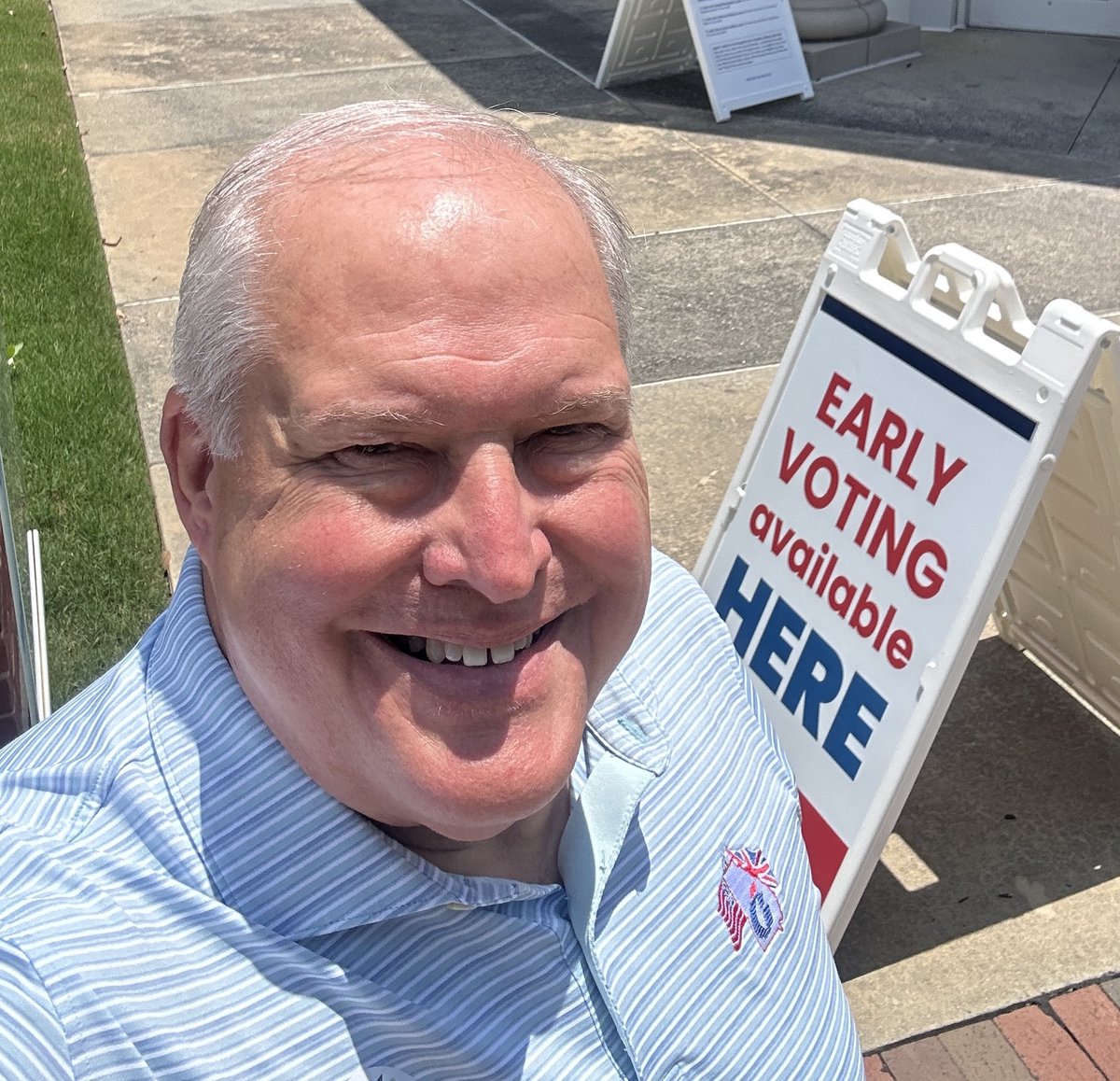 I early voted at the Alpharetta Library on June 11th in the Georgia Public Service Commission races. 

A full list of early voting locations can be found here:  fultoncountyga.gov/Inside-Fulton-…

Turnout for this election is extremely low,
make a Plan to Vote! #gapol