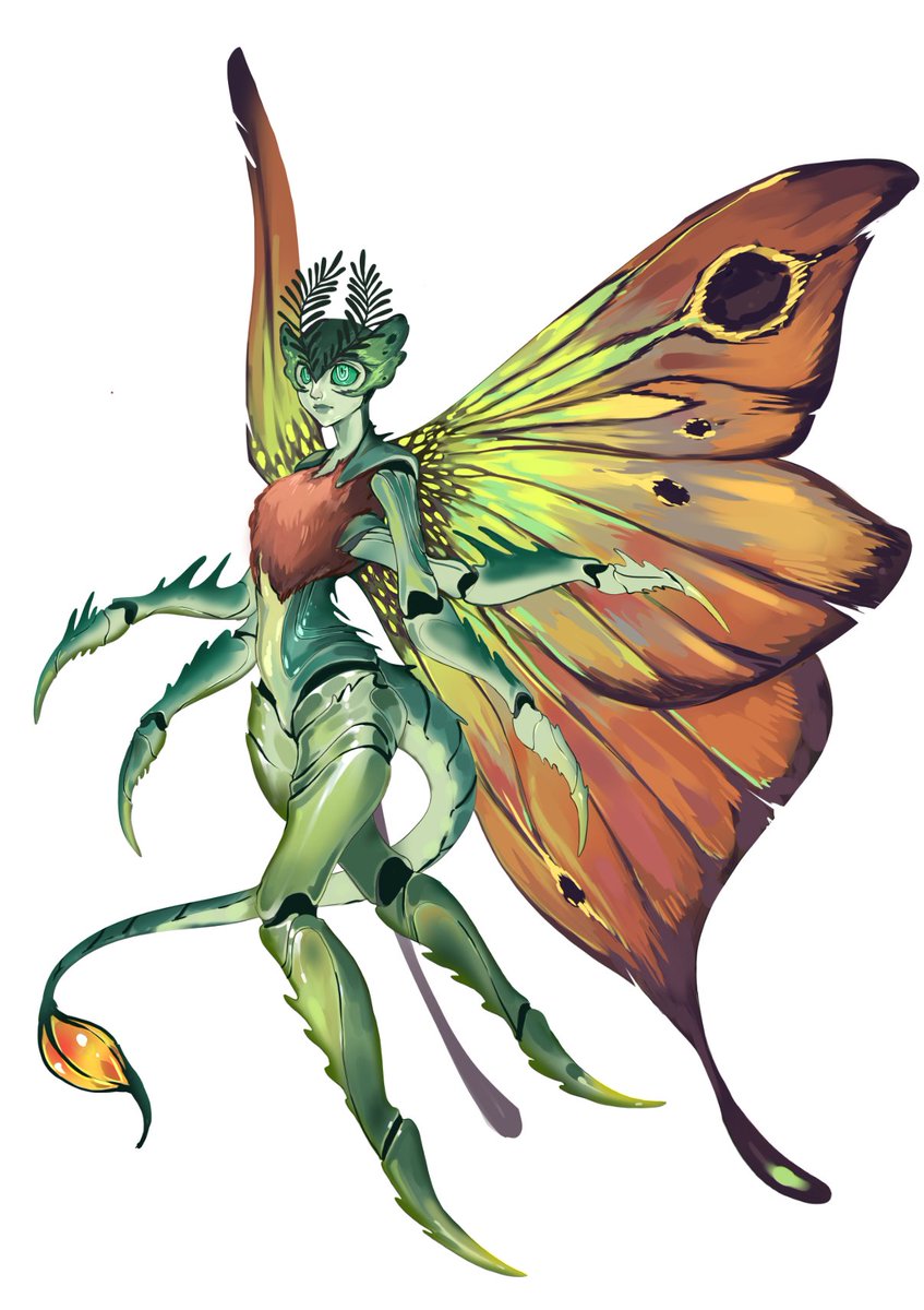 TrollLordSteve's tweet image. The Green Tail Jen from Codex Exaltum!