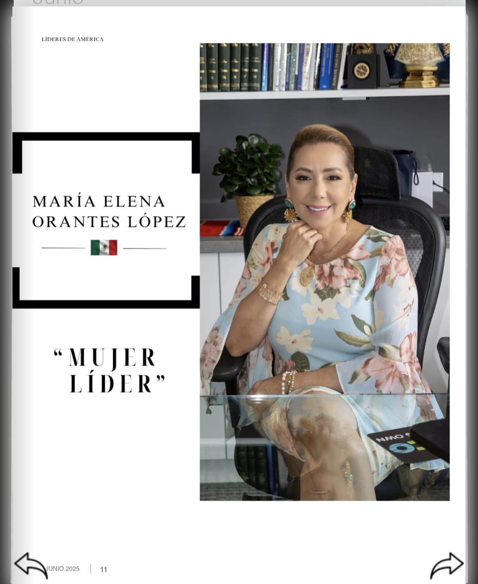 50mas1intl's tweet image. Felicitamos a nuestra Presidenta Internacional @nenaorantes por ser una LÍDER DE AMÉRICA, una mujer que ha sabido tejer su historia en los hilos del poder, la academia, la empresa y el activismo social.
Su trayectoria es una vida de liderazgo:
heyzine.com/flip-book/9cc8…