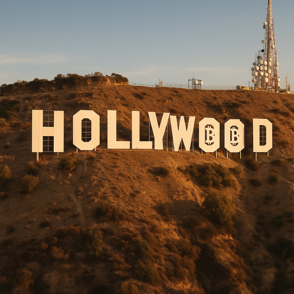 Last night I snuck up to the Hollywood sign and made a few improvements. Do you think anyone will notice?