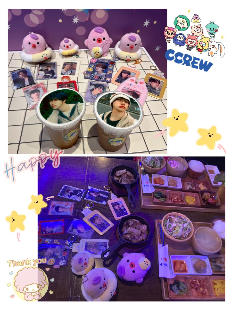 昨日は雨の中ウォンジンペンのLUVITYちゃんとランチしてプリラテ✨お互いの推しの話しを沢山して楽しい時間だったぁ♡行きたいカフェもあるので次はぜひ❣️
