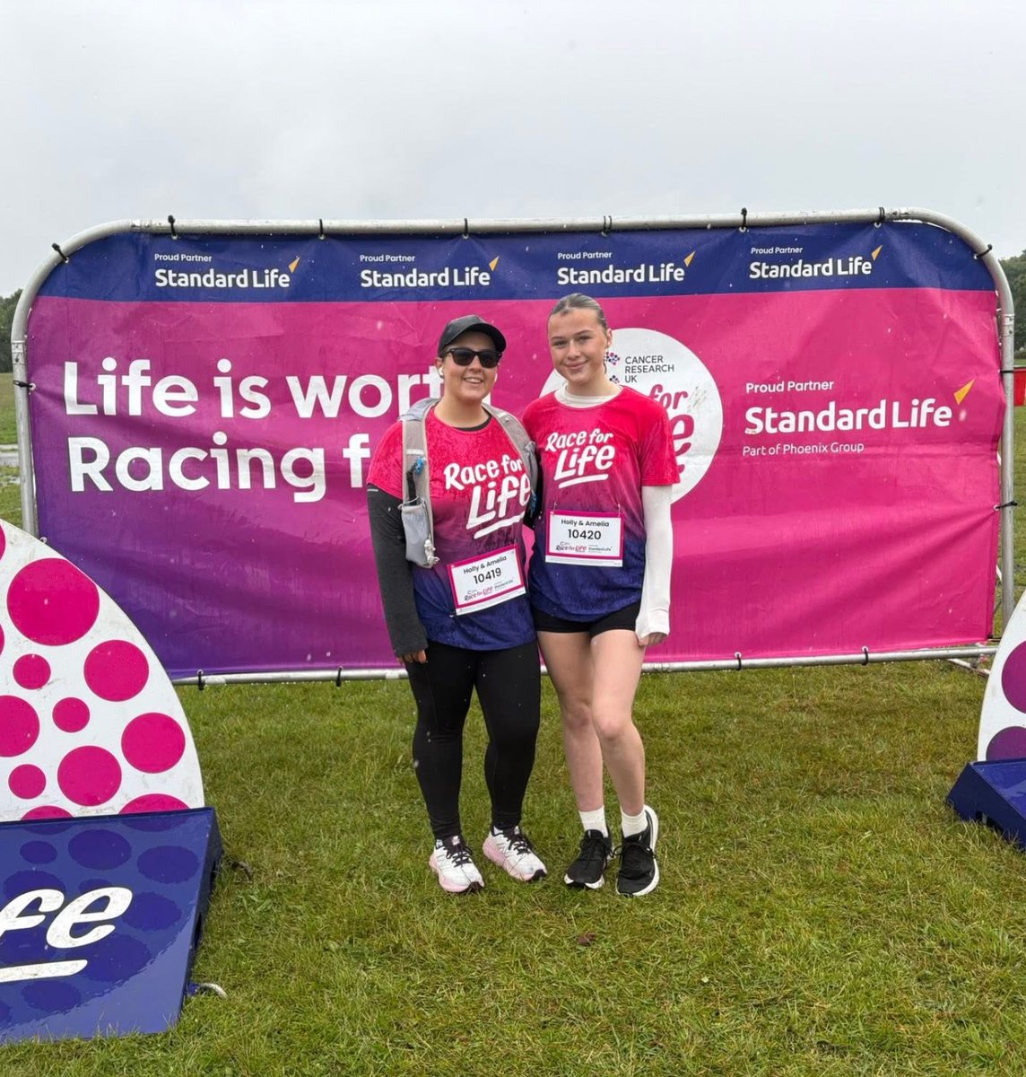 Out of school achievement:
We are delighted to hear that over the weekend year 10 Amelia C and past pupil Holly H participated in a 5K 'Race for Life' on Saturday, raising over £450.00.  A brilliant achievement whilst raising awareness of Cancer Research.  Well done to you both.