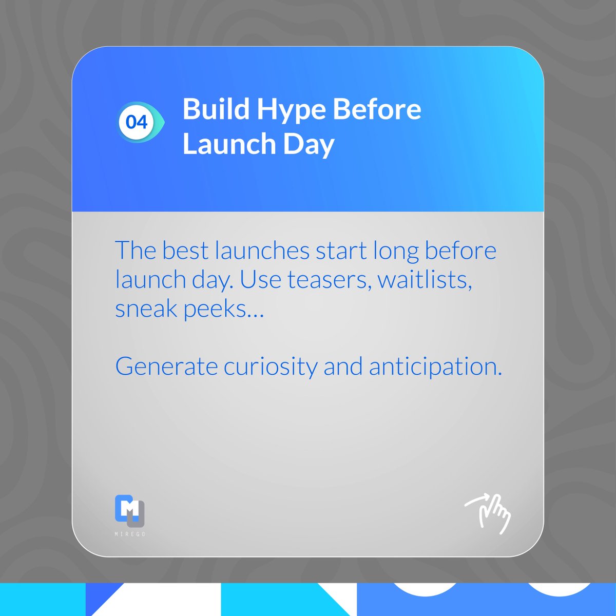 Mirego_Africa's tweet photo. 📈 The launch is just the beginning.
From hype-building to real-time optimization — here’s how to finish strong and grow after day one.

#launchproduct #hypebuilding #realtimeoptimozation https://t.co/ZasMIsfiN2