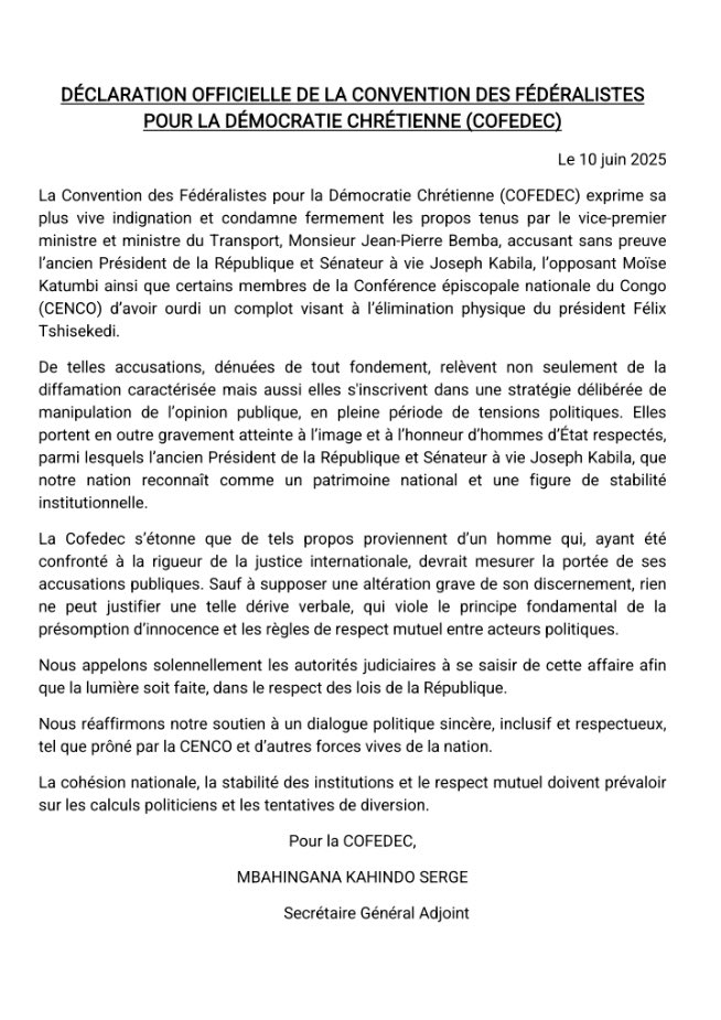 COFEDEC tweet media