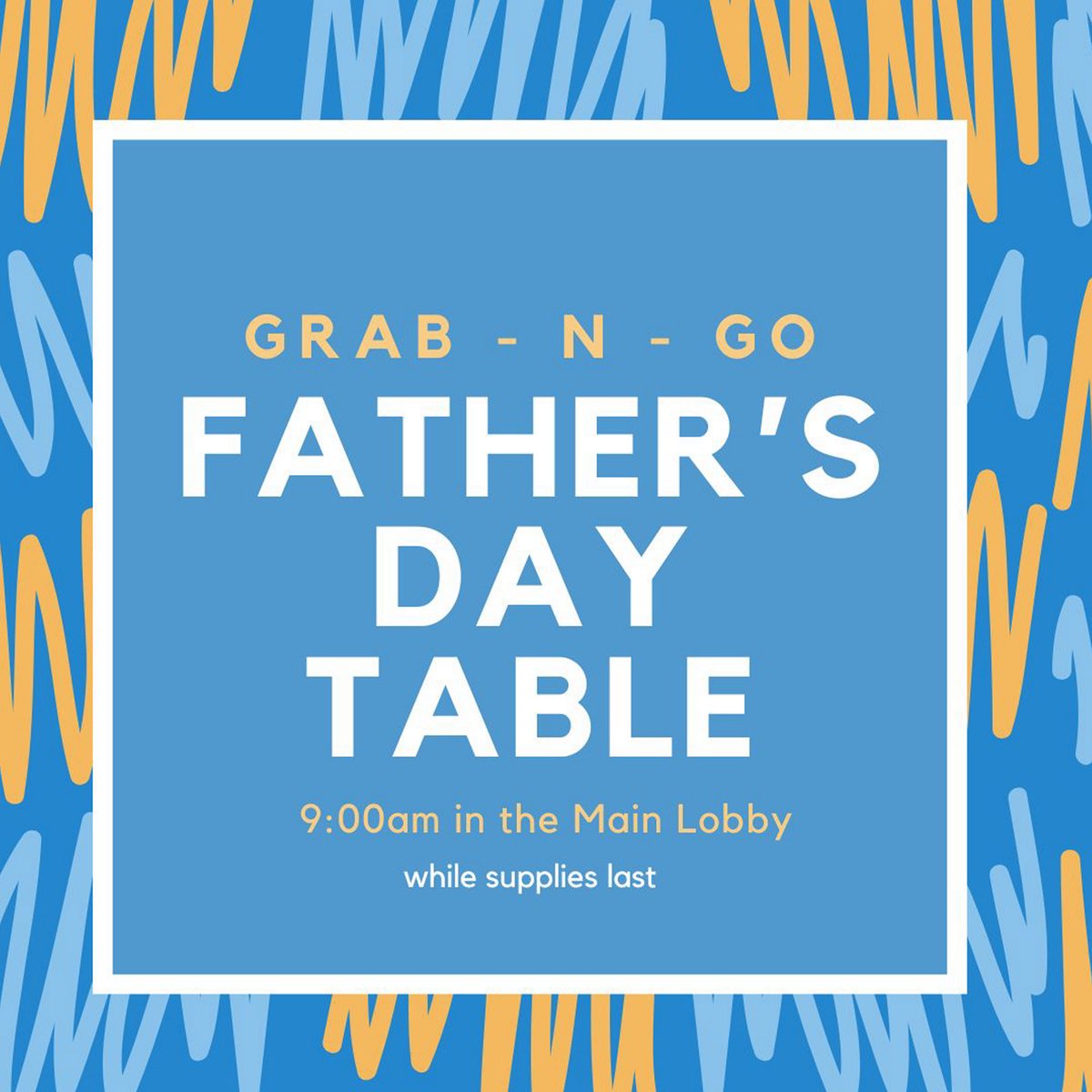 Celebrate Dad on the go! 🎁💙 Stop by our Father's Day Grab-and-Go Table starting June 15th at 9 AM in the Main Lobby — a little something to show big appreciation, from your Modern Family."#FathersDay #BozzutoLiving #TheModernAtArtPlace  #DadAppreciation #WeLoveOurResidents