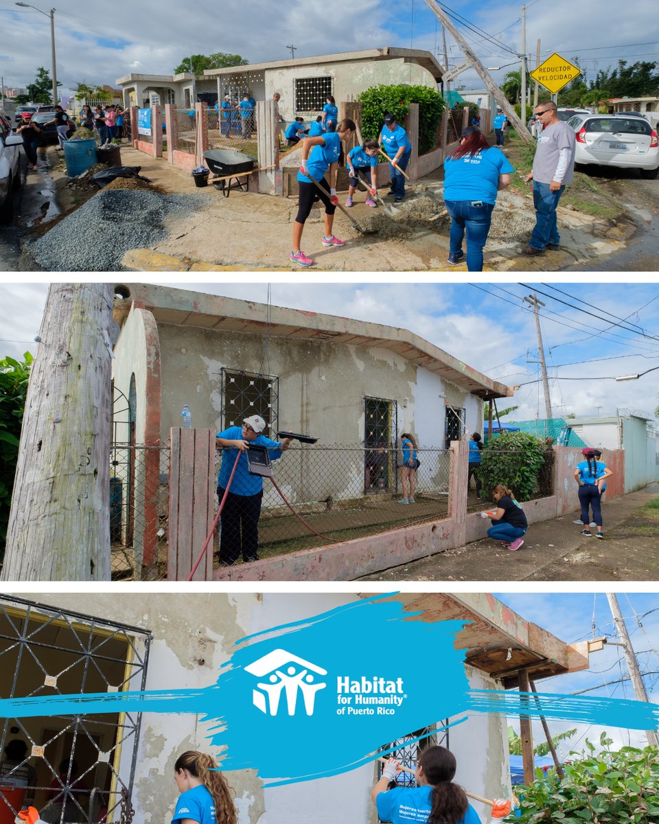 🤝🏠 Tu ayuda, como voluntario, deja huellas que no se borran. Cada clavo, brocha y sonrisa compartida es una semilla de futuro para quienes anhelan un hogar.
..
¡Gracias por ser parte del cambio! 💪💖
..
🪚 habitatpr.org 
..
#HabitatPR 👷‍♀️🏡👷‍♂️
#TuDonativoConstruye