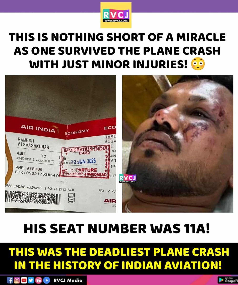 I just pray we have more such survivors please god 🙏🏻

#planecrash