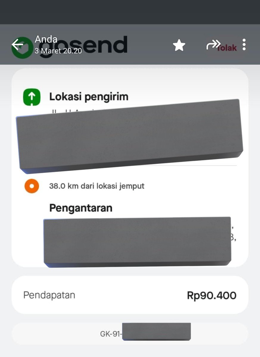 RastianS's tweet photo. Iya sih GoSend tarifnya jadi lebih murah buat customer, tapi lu @gojekindonesia mikir gak biaya buat Mitra lu jadi bertambah?
Jarak makin jauh udah pasti BBM makin boros, perawatan motor pun jadi makin sering.
Mikir gak sih lu anjing?
3 Maret 2024                 11 Juni 2024 https://t.co/ICxtEZDg4F