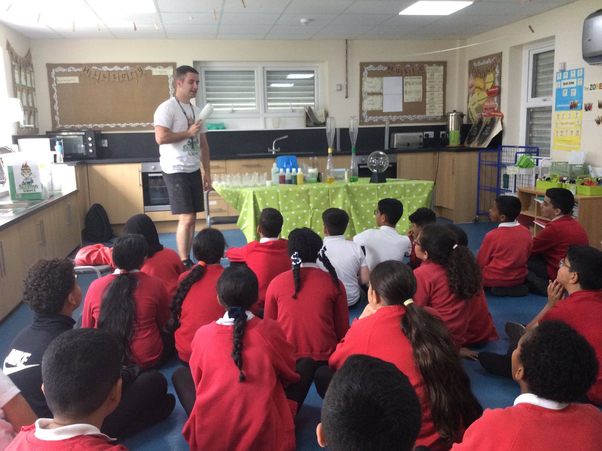 We have enjoyed being Scientists with ‘Sublime Science’ today; making slime, creating a tornado in a bottle and setting off rockets in the playground.