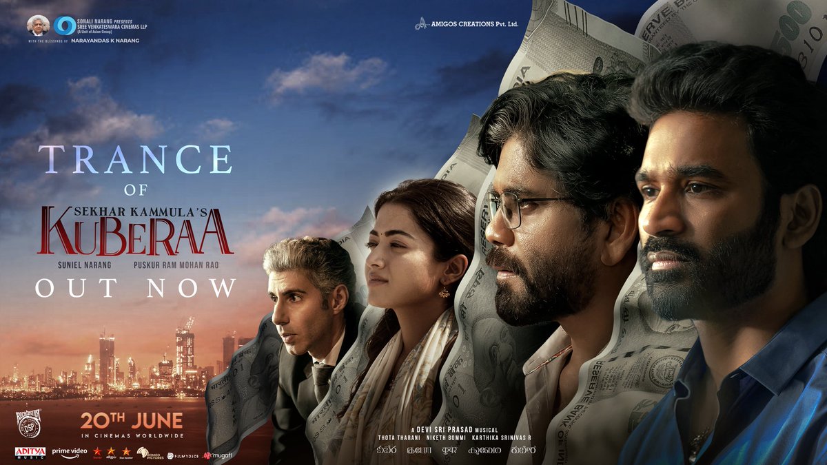 Our <a href="/dhanushkraja/">Dhanush</a> starrer #Kuberaa is confirmed in your <a href="/KasiTheatreKum/">KASI A/C ATMOS RGB+LASER</a> #DolbyATMOS #RGB+LASER...

  #KuberaaOn20thJune 
<a href="/iamnagarjuna/">Nagarjuna Akkineni</a>
<a href="/iamRashmika/">Rashmika Mandanna</a>
<a href="/sekharkammula/">Sekhar Kammula</a> <a href="/ThisIsDSP/">DEVI SRI PRASAD</a>  <a href="/mynameisraahul/">raahul</a>  <a href="/KuberaaTheMovie/">Kuberaa Movie</a>

<a href="/lifeindistrict/">District</a>
<a href="/TicketNew/">TicketNew</a>
<a href="/DolbyIn/">Dolby India</a>
Kasi Kalaiarangam...