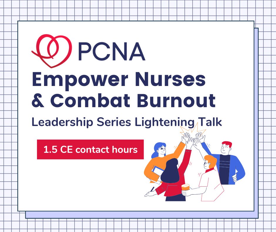 HeartNurses's tweet image. Burnout isn't just a buzzword—it’s a clinical crisis.
Join us on July 16 for the⚡lightning talk, Innovative Strategies to Empower Nurses and Combat Burnout, and earn 1.5 CE contact hours.
bit.ly/3Tie1Ks