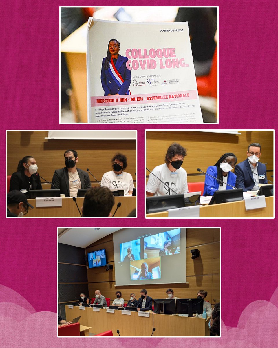 Hier, nous avons participé à un colloque sur le #CovidLong à l'Assemblée Nationale.

💫Les échanges ont été riches, concrets et porteurs d’espoir : celui d’une prise de conscience politique à la hauteur des enjeux du Covid Long.