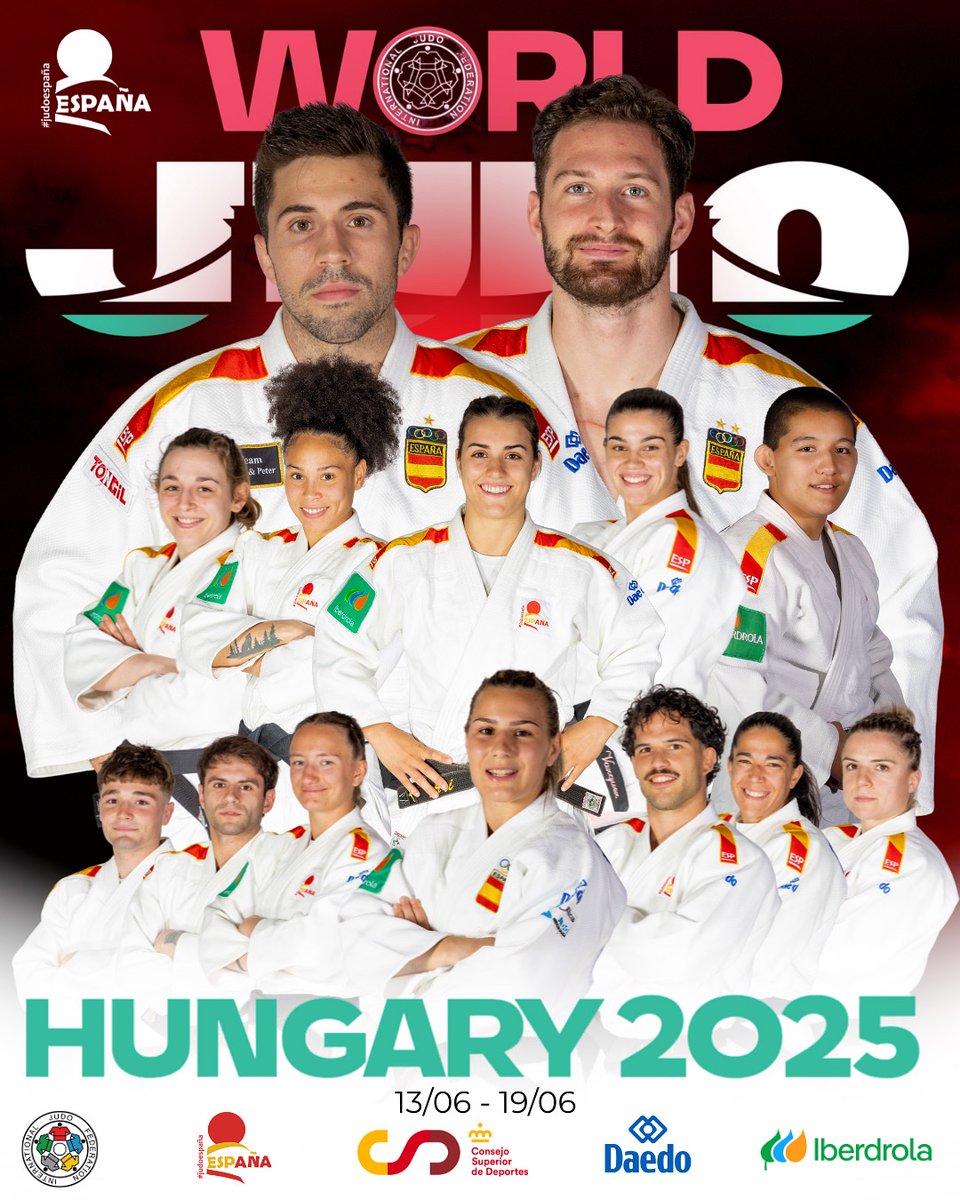 rfejyda's tweet photo. No te pierdas el Campeonato del Mundo de Judo.
Del 13 al 19 de Junio en Budapest.
@deportegob @iberdrola @daedo https://t.co/wjr8aeemB6