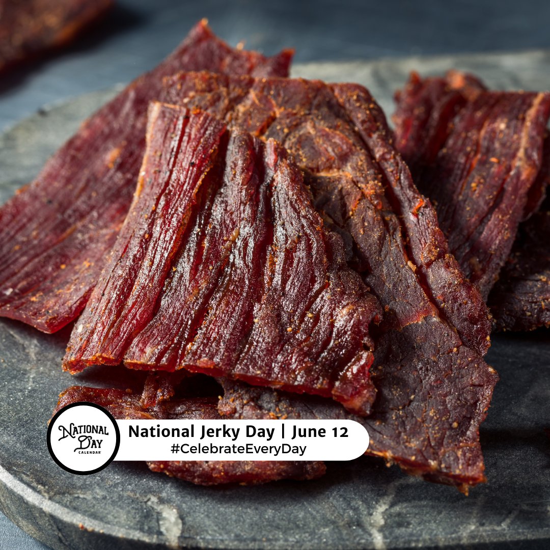 Don’t be salty… unless you’re jerky. Then carry on. 😏 #NationalBeefJerkyDay

nationaldaycalendar.com/national-day/n… #celebrateeveryday #nationaldaycalendar