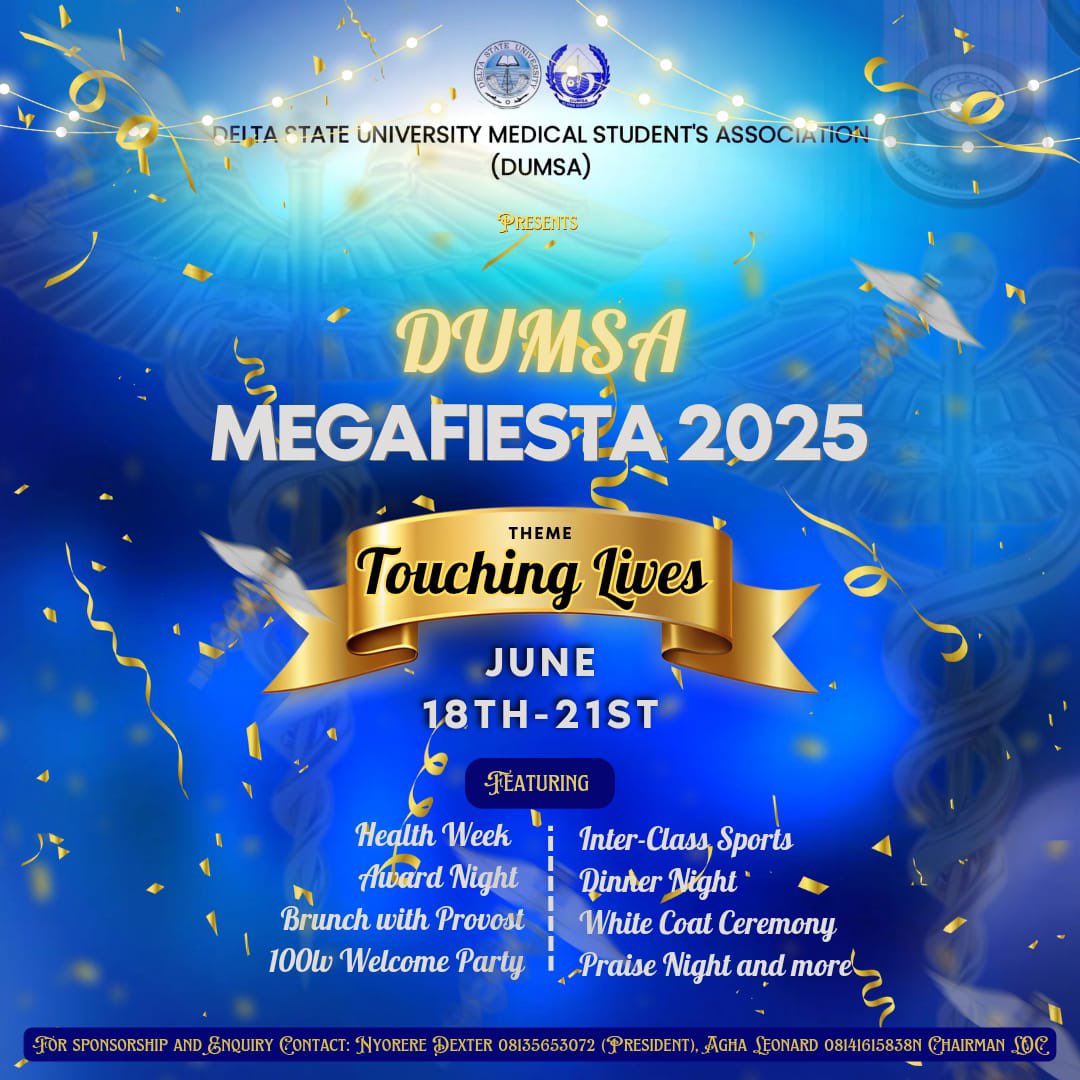 🎉 The Countdown Begins! 🎉
 *Get ready for the biggest celebration in DUMSA history — MEGAFIESTA 2025 is almost here!* 
 *From June 18th–21st* , we’ll be Touching Lives with unforgettable moments of joy, connection, honor, and inspiration
 *7 DAYS TO GO – Are your outfits ready?