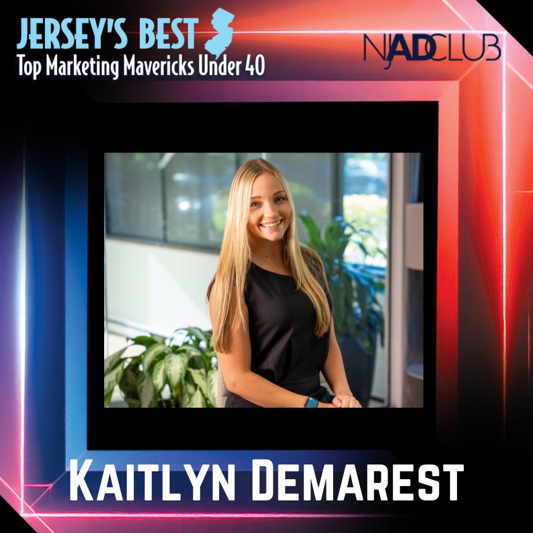 Congratulations to Media Director Kaitlyn Demarest on her well-deserved NJ Ad Club Marketing Mavericks Under 40 award! 🤩🏆 Tickets are available for the Induction Ceremony at American Dream on Wed, 6/18. 🎟️ bit.ly/3SwIfcl #SCG #NJAdClub #MarketingMaverick #TwoTimeWinner