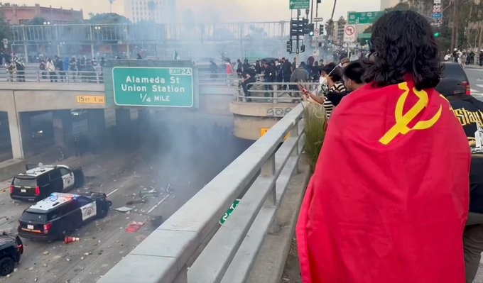 世界上各角落的暴亂背後，都有共產黨的影子，美國也不例外。