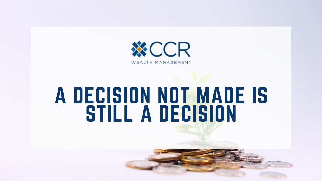 CCR Wealth Mgmt. (@ccrwealth) on Twitter photo Inaction or delay regarding critical investment decisions may have significant implications for an individual’s future financial security. Learn more here: ccrwealth.com/a-decision-not…
 #investments #financialsecurity #wealthbuilding Inaction or delay regarding critical investment decisions may have significant implications for an individual’s future financial security. Learn more here: ccrwealth.com/a-decision-not…
 #investments #financialsecurity #wealthbuilding