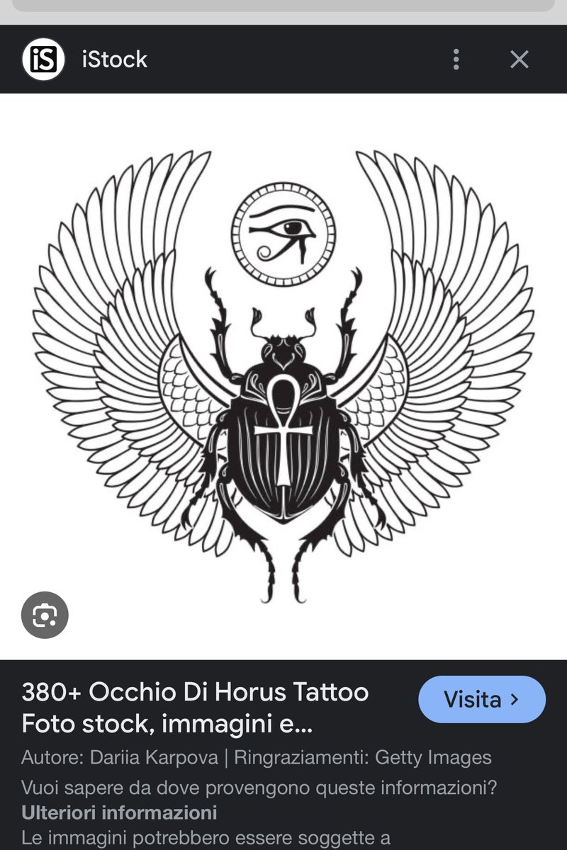 sruz1977's tweet photo. @chilhavistorai3 Forse qualcuno ve lo avrà già suggerito, ma uno dei tatuaggi potrebbe essere uno scarabeo egizio che regge l’occhio di horus. Ovviamente stilizzato. https://t.co/icgDviyyow