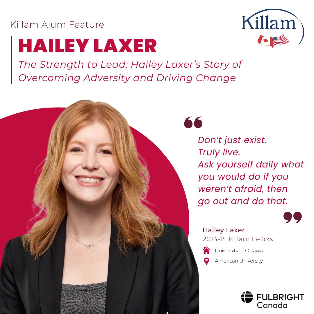 Killam Alum Hailey Laxer exemplifies resilience and leadership. From navigating cystic fibrosis to raising over $385K for advancements in treatment and patient care, her journey reflects courage and the drive to make a lasting impact.

Read Hailey’s story:
ow.ly/tS4i50W4ZWA