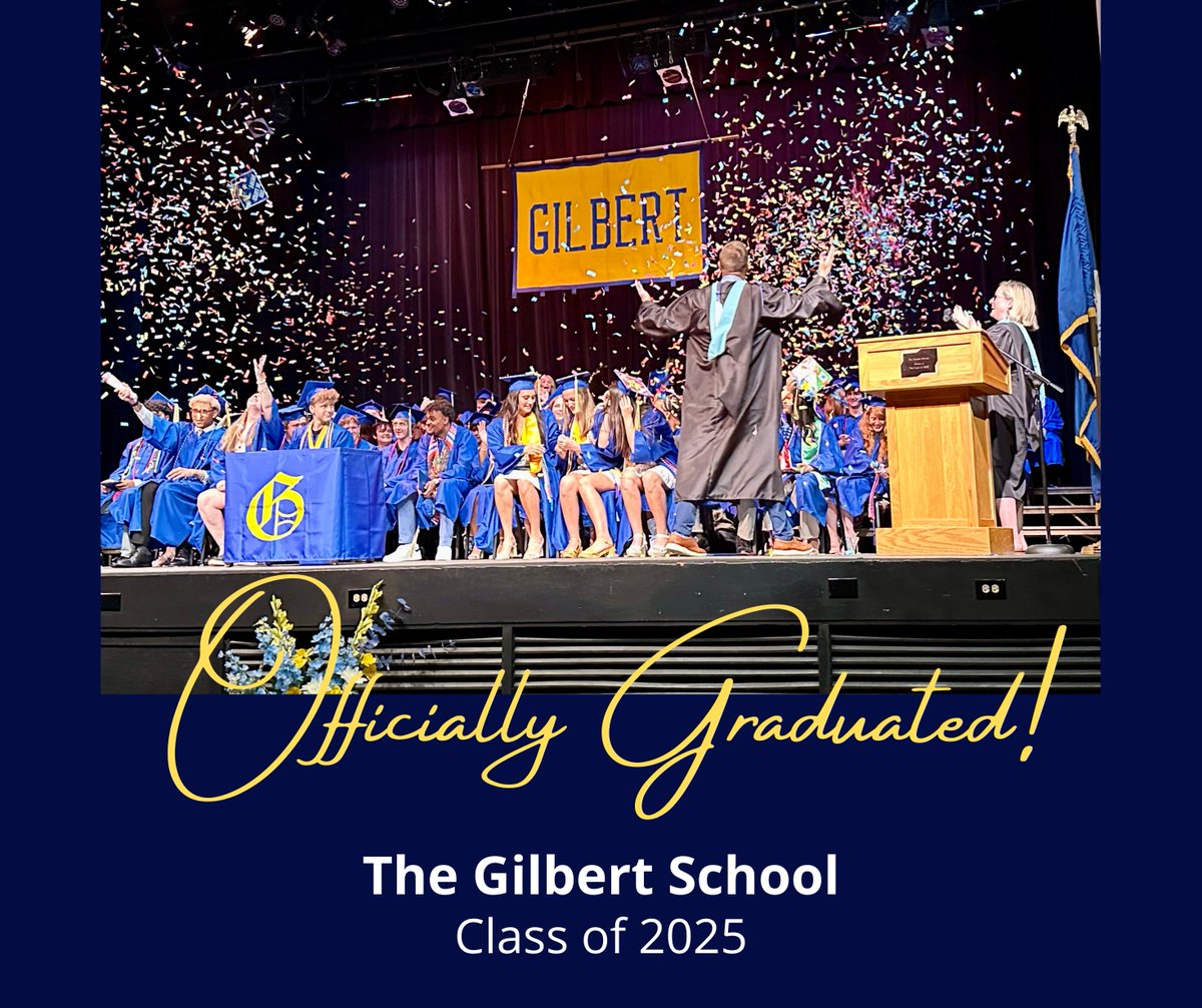🎓🎉 Congratulations to The Gilbert School Class of 2025!
As you celebrate this achievement, know that your future is bright and full of possibilities.

Here’s to chasing dreams, making an impact, and continuing to shine—wherever life takes you next! 💫